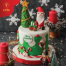 Koleksi kue : Christmas Cake 3D Decoration