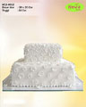 Koleksi kue : White Flower Garden Wedding Cake