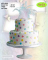 Koleksi kue : Colorful Polka Dots Wedding Cake