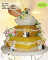Koleksi kue : Elegant Joyful Wedding Cake