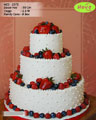 Koleksi kue : Strawberry Wedding Cake