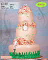 Koleksi kue : Stylish Peach Wedding Cake