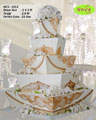 Koleksi kue : Kue Pengantin Persegi Motif Klasik
