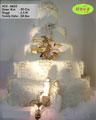 Koleksi kue : Elegant White Wedding Cake
