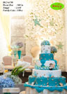 Koleksi kue : Blue Wedding Cake