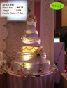 Koleksi kue : Wedding Cake with lamp Acrylic