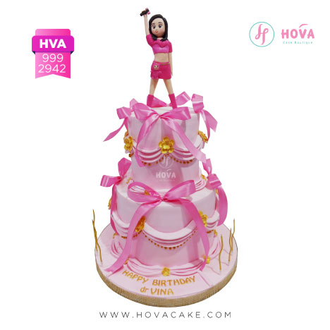 Birthday Cake Elegant with Ribbon untuk Birthday Cake for Adult