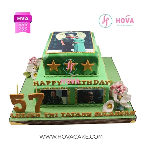 Birthday Cake TNI untuk Birthday Cake for Adult