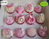 Koleksi kue : Teenies Cute Pink Cupcakes