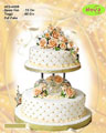 Koleksi kue : Elegant White Wedding Cake