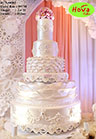 Koleksi kue : Wedding Cake Silver With Swarovki