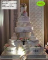Koleksi kue : Wedding Cake White With Swarovski
