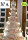Koleksi kue : Elegant Wedding Cake 7 Tiers
